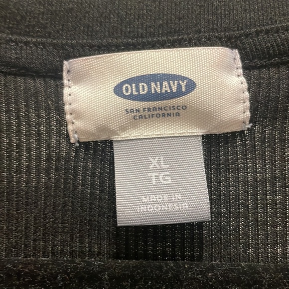 Old Navy Button Front Ribbed Top - Picture 2 of 2